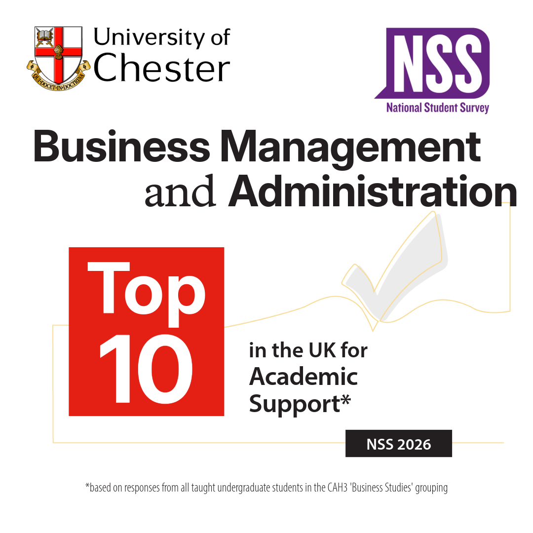 Business Administration and Management is Top 10 UK for Academic Support