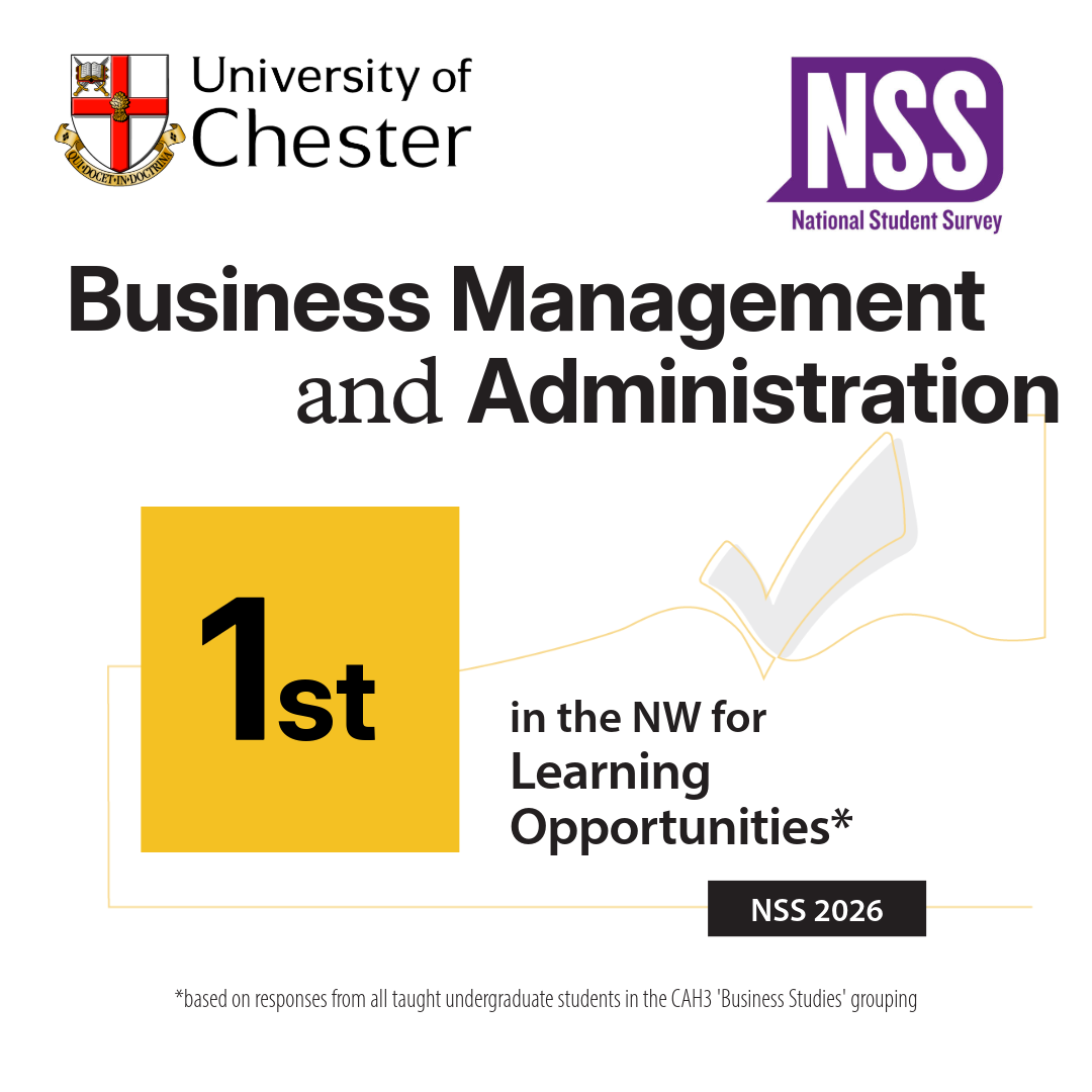 Business Administration and Management is first in the North West for Learning Opportunities