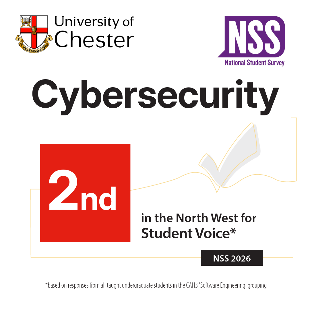 Cybersecurity is second in the North West for student voice