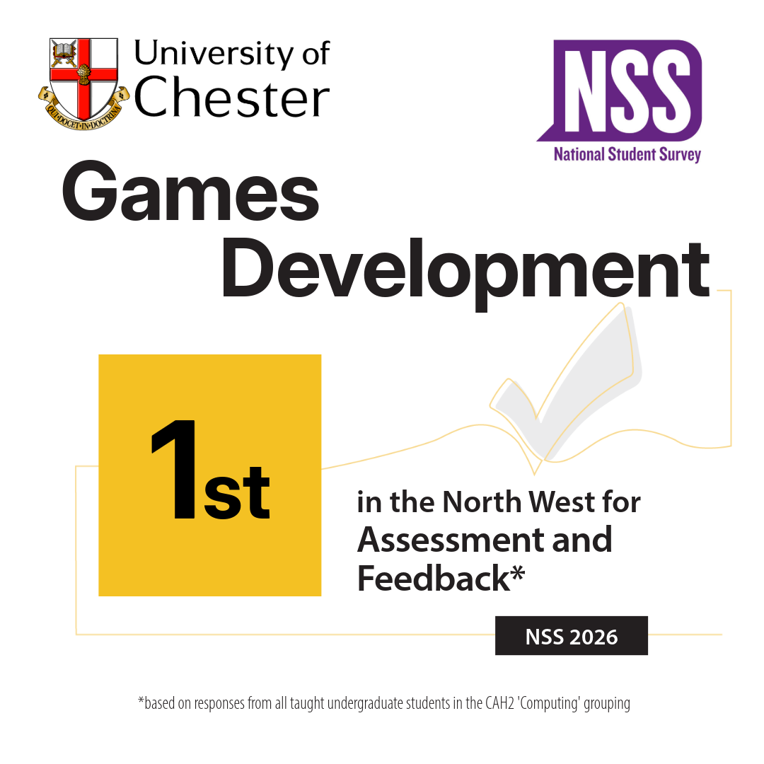 Games Development is first in the North west in Assessment and feedback