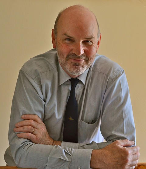 Male professional smiling