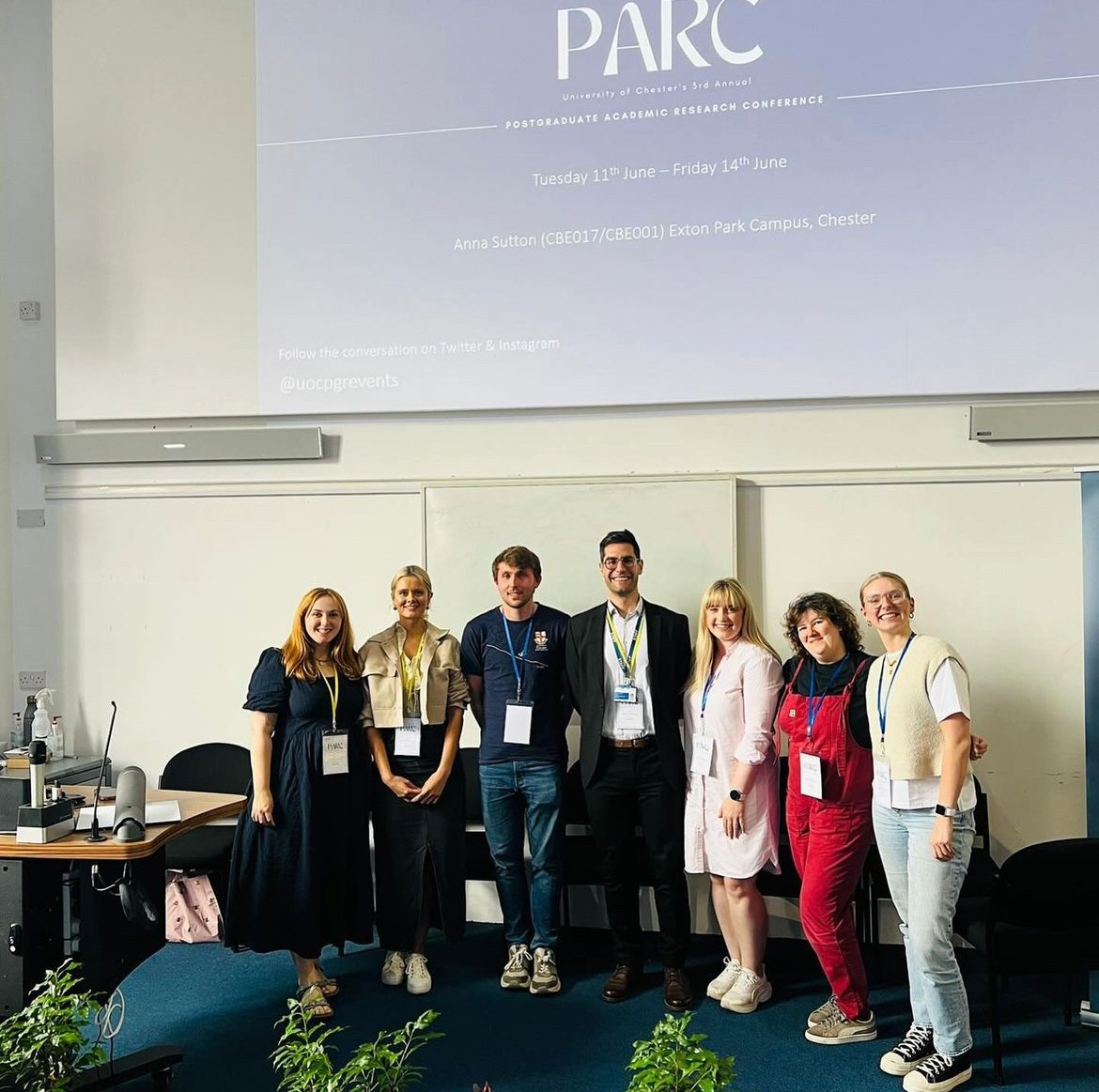 Bradley at the Postgraduate Academic Research Conference