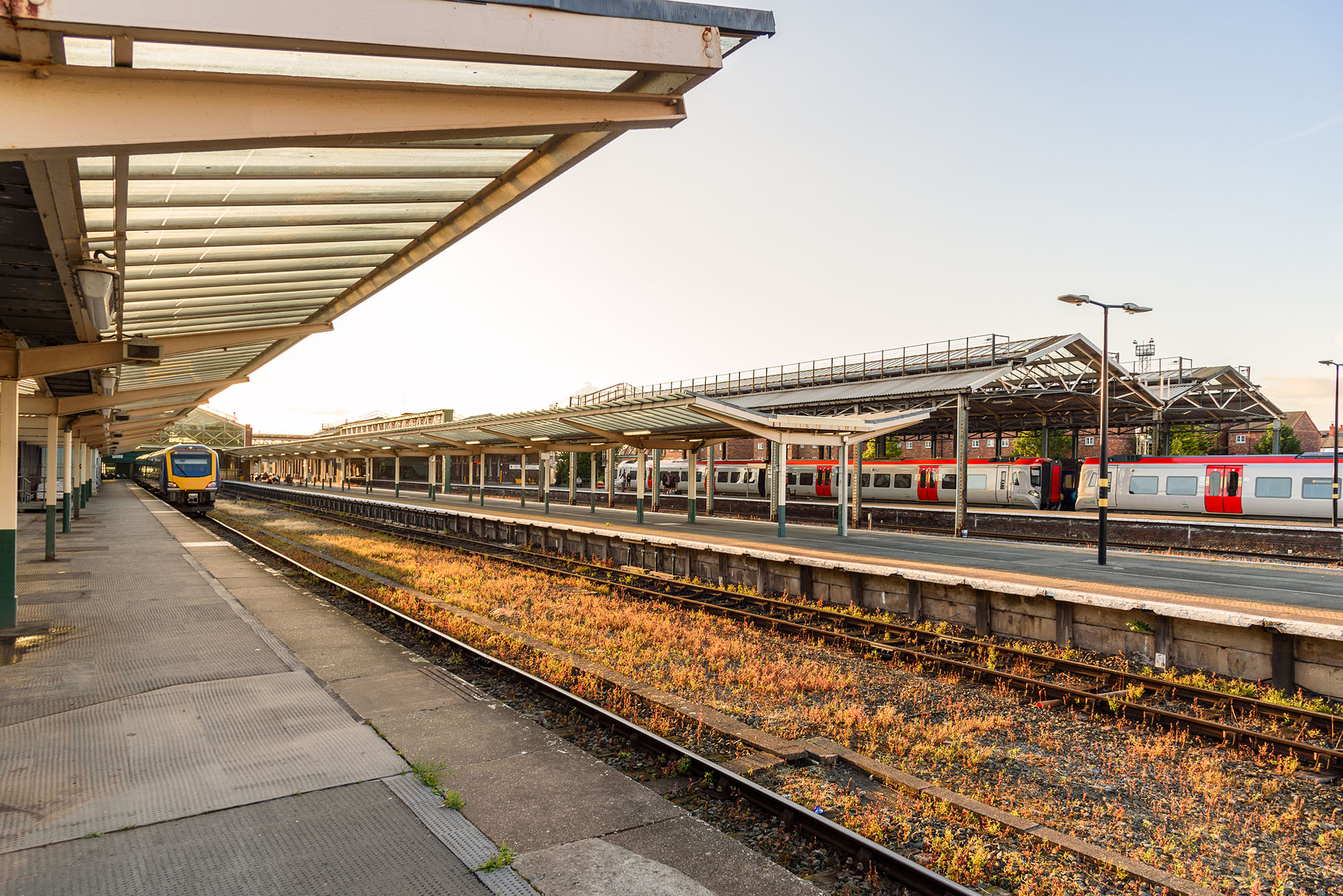 Platform view at Chester railway station
