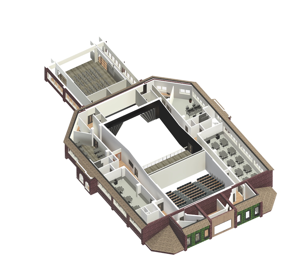 Graphic of the Molloy First Floor