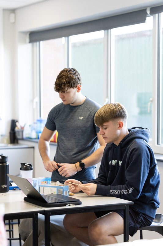 Education Student in a Design and technology session