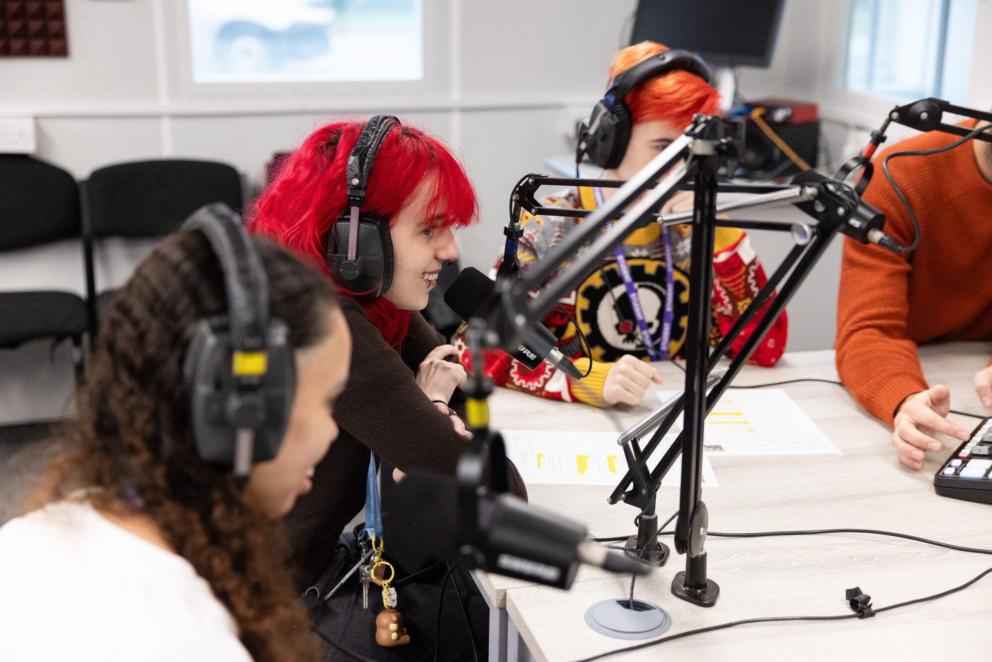 Creative Futures 2024 Chester Student Radio students