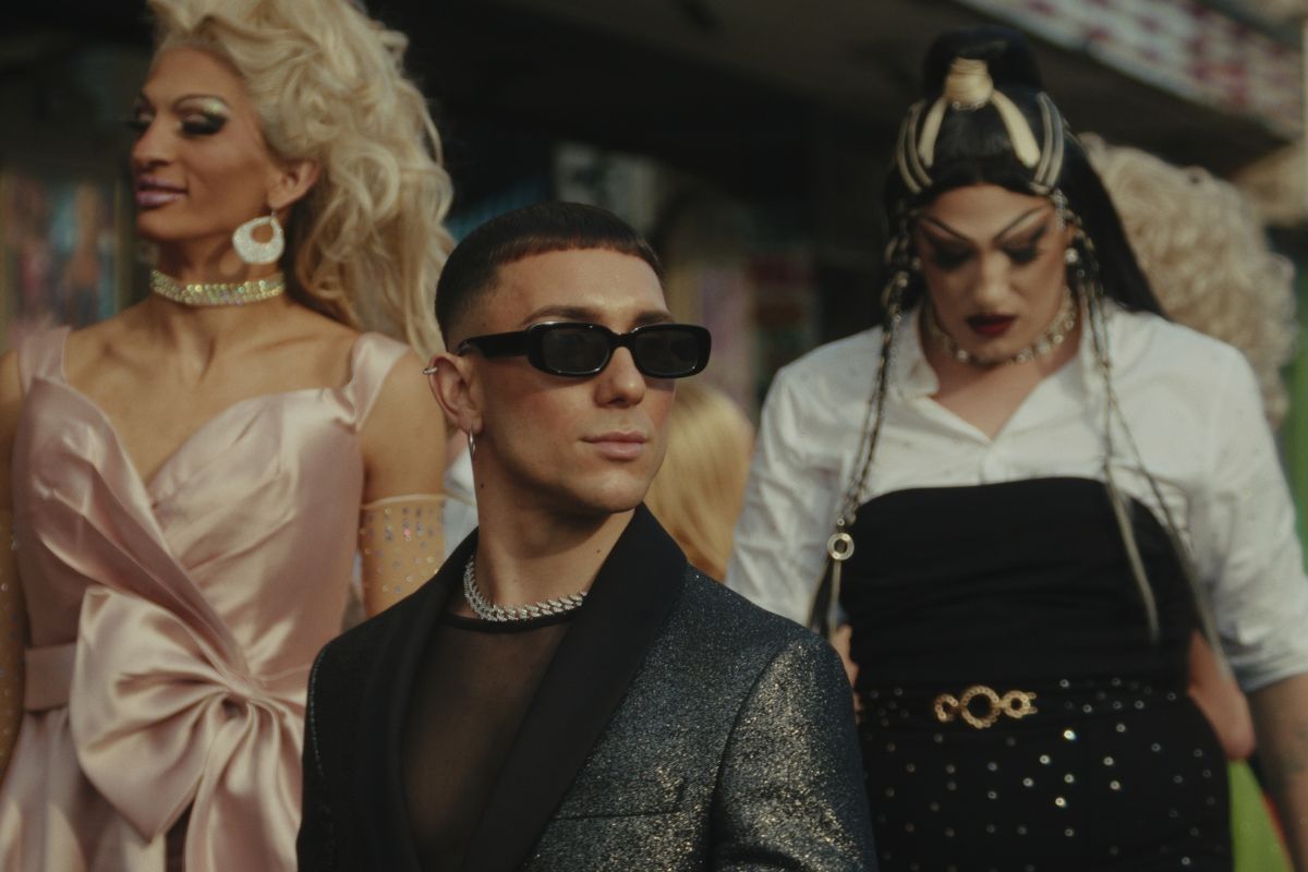 Drag performers featuring in the film.