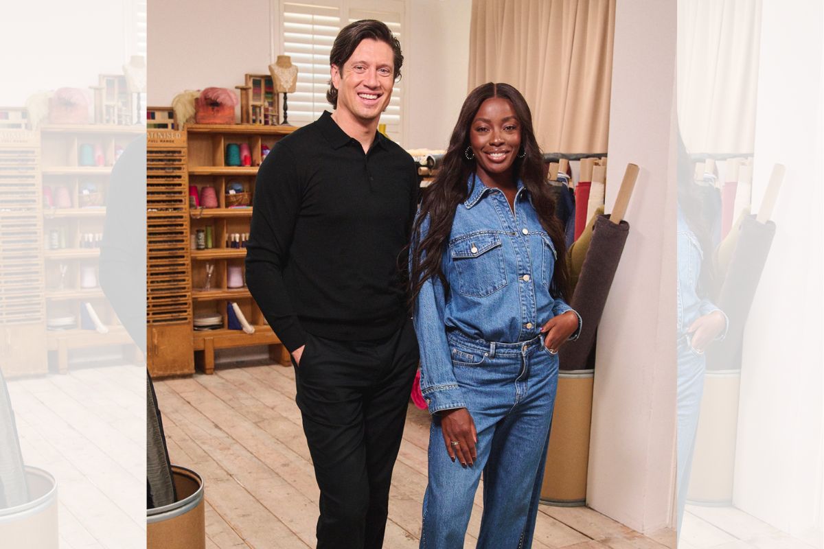 M&S: Dress The Nation hosts, Vernon Kay and AJ Odudu.
