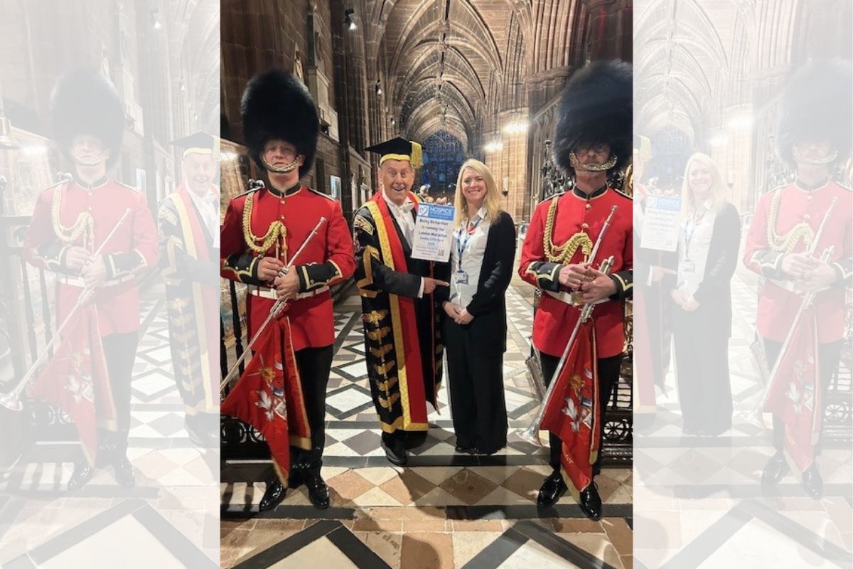 Gyles Brandreth's message of support to Becky Richardson.