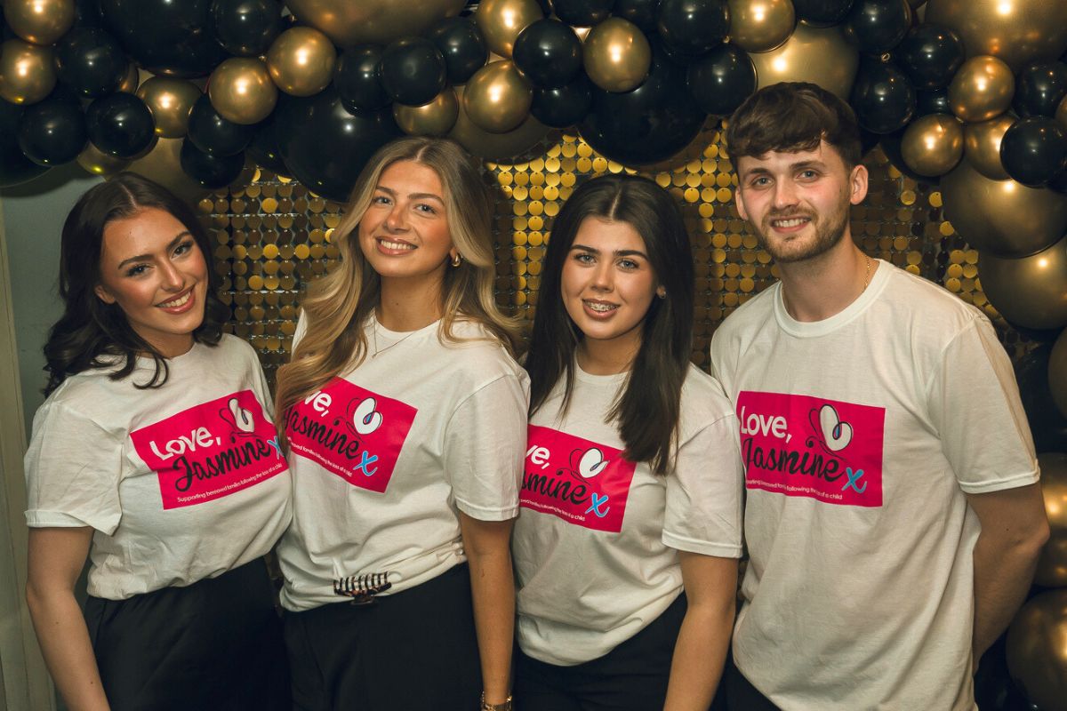 The Eventopia team at the Bubbles and Bingo evening in aid of Love Jasmine.