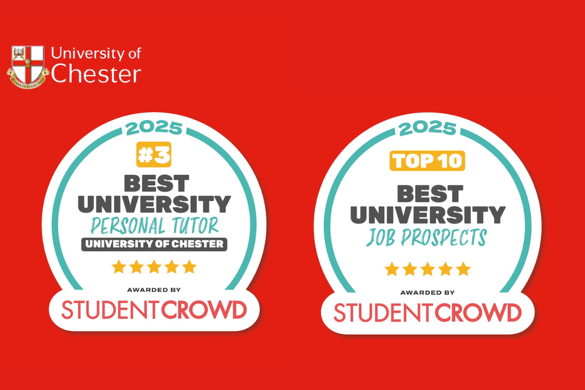 StudentCrowd 2025 Chester rankings.