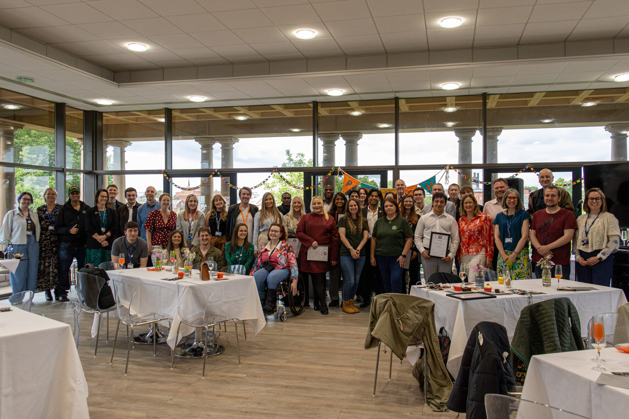 Winners, judges, sponsors and organisers.