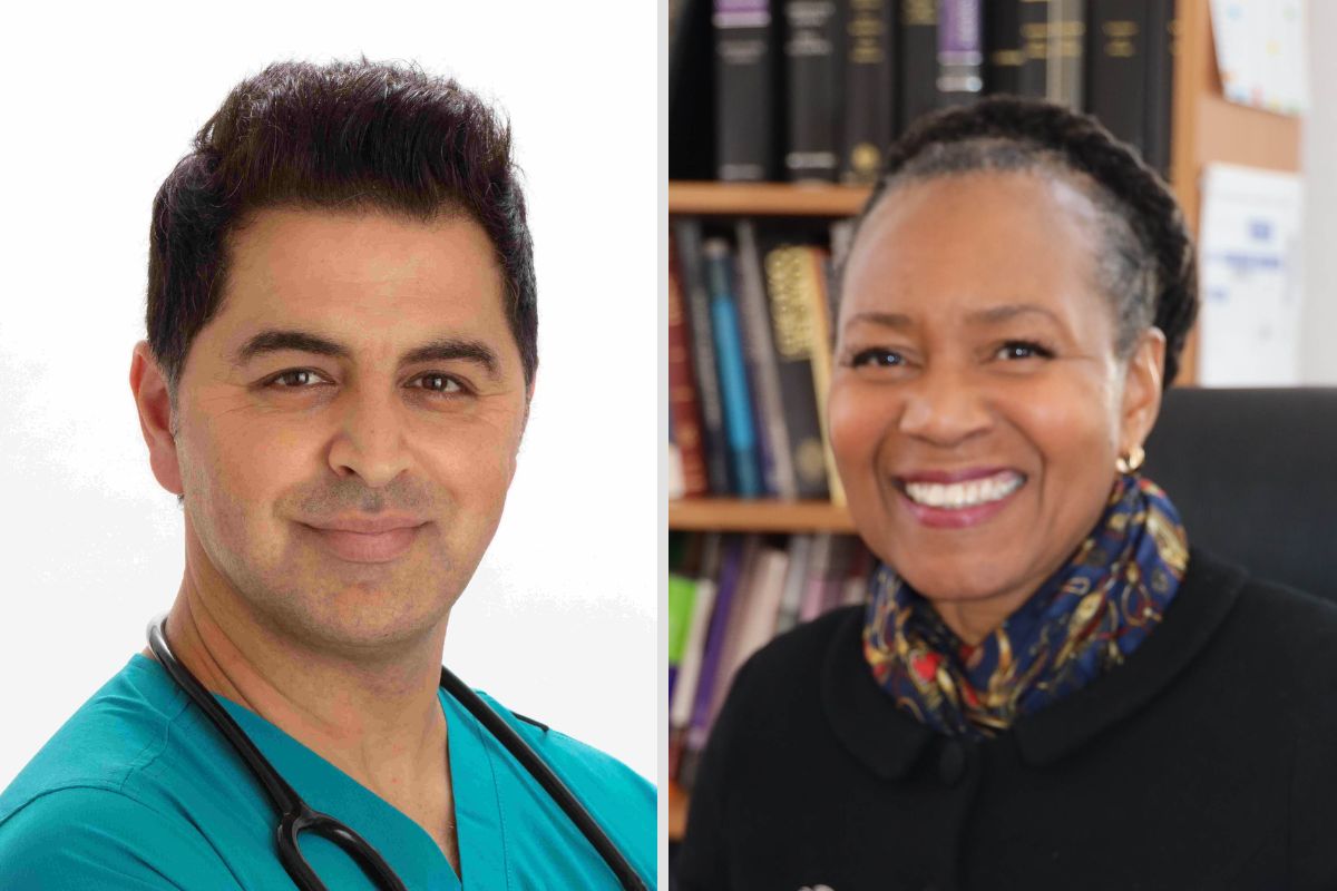 Waheed Arian and Jacqueline Devonish.