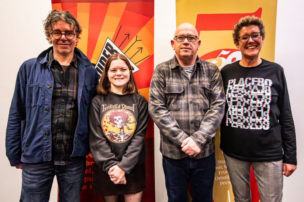 Emma Hughes with Neal Price, Ralph Dartford and Jill Adams