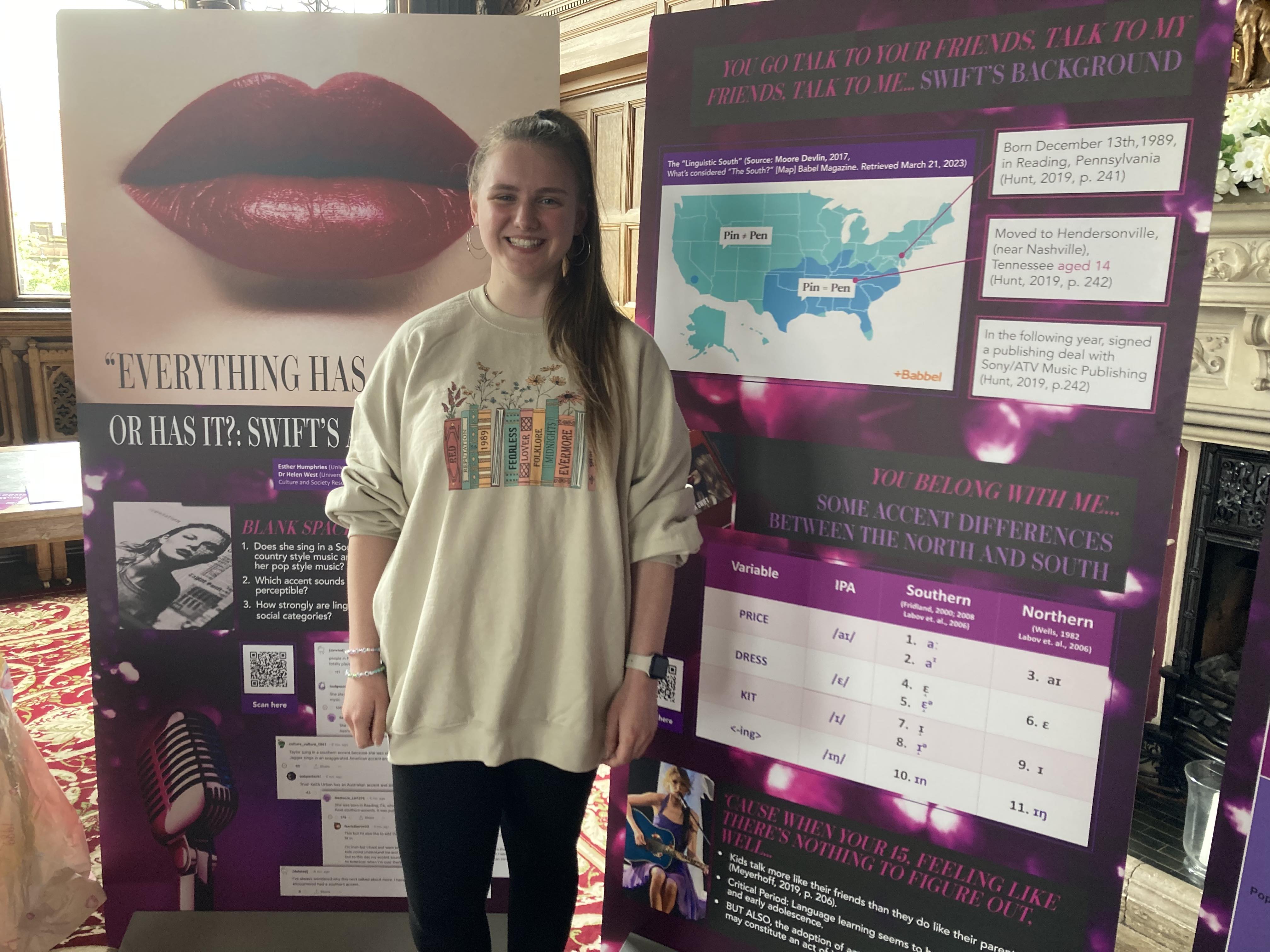 Esther presenting at Chester Festival of Ideas