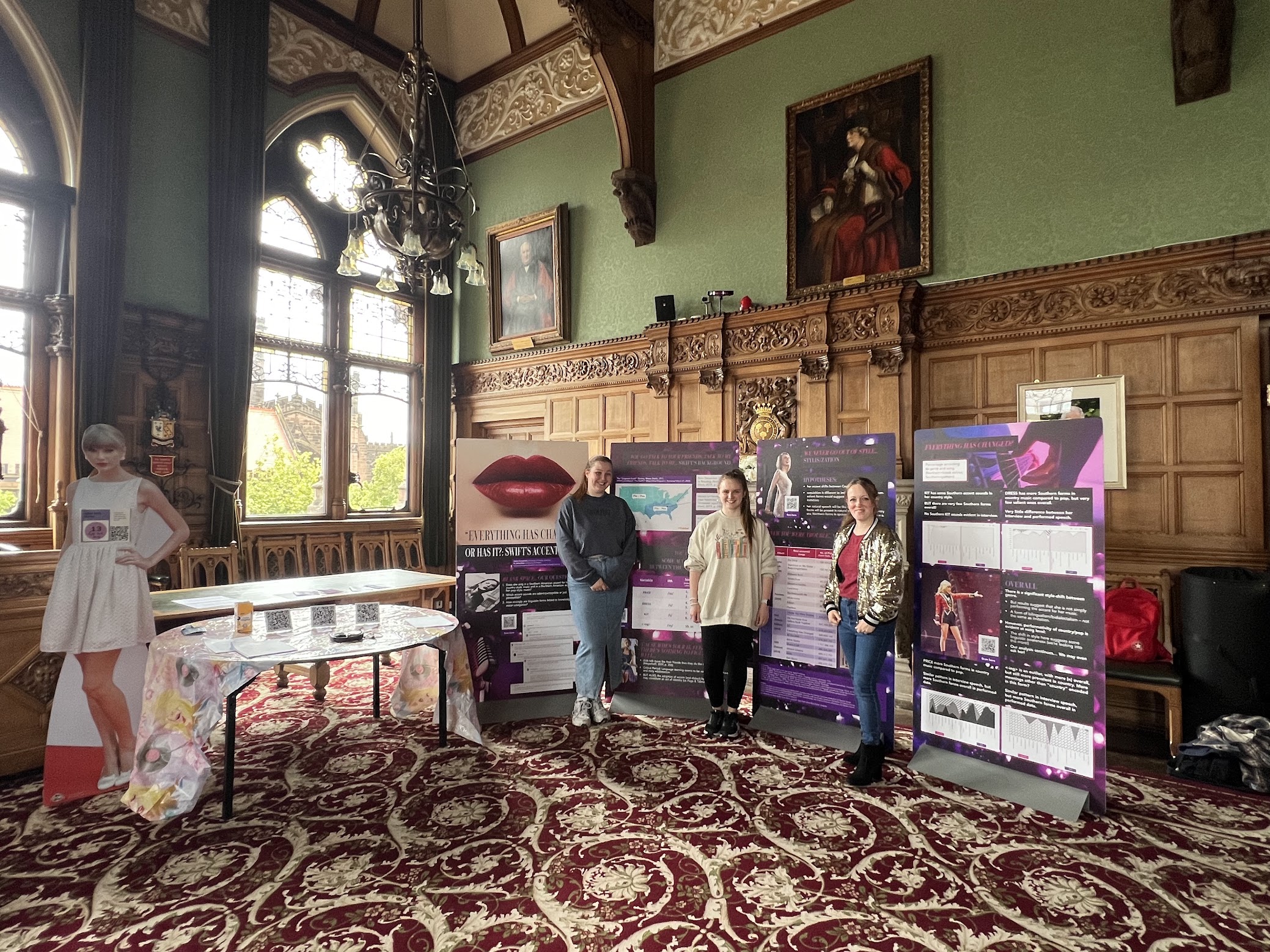 Megan, Esther and Helen presenting at Chester Festival of Ideas